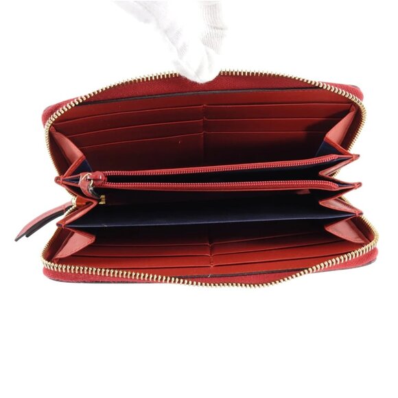 Gucci GG Blue Blooms Supreme Monogram Zip Continental Wallet - Picture 2 of 10